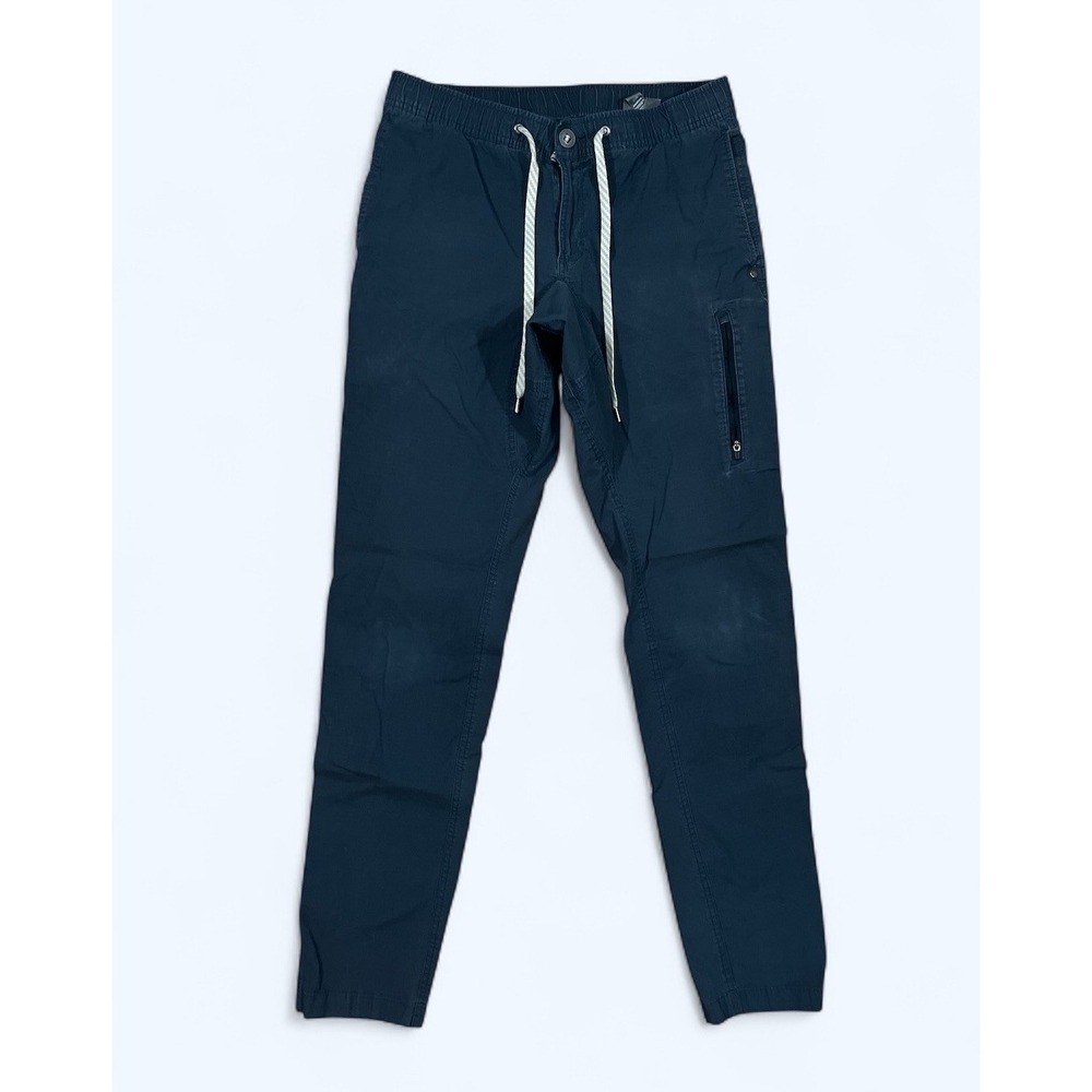 Vuori Ripstop Climber Pants Mens M Green Zip Pocket 34" Inseam